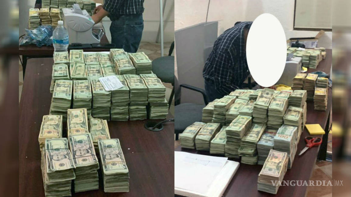 Decomisan a pareja más de un millón de dólares en efectivo que intentaban ingresar a México