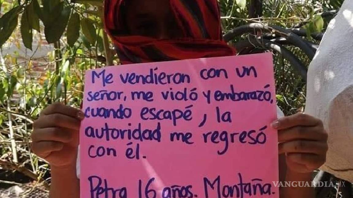 $!'Mi tío me violó, denuncié y no me creyeron', niñas abusadas en la Montaña de Guerrero exigen justicia