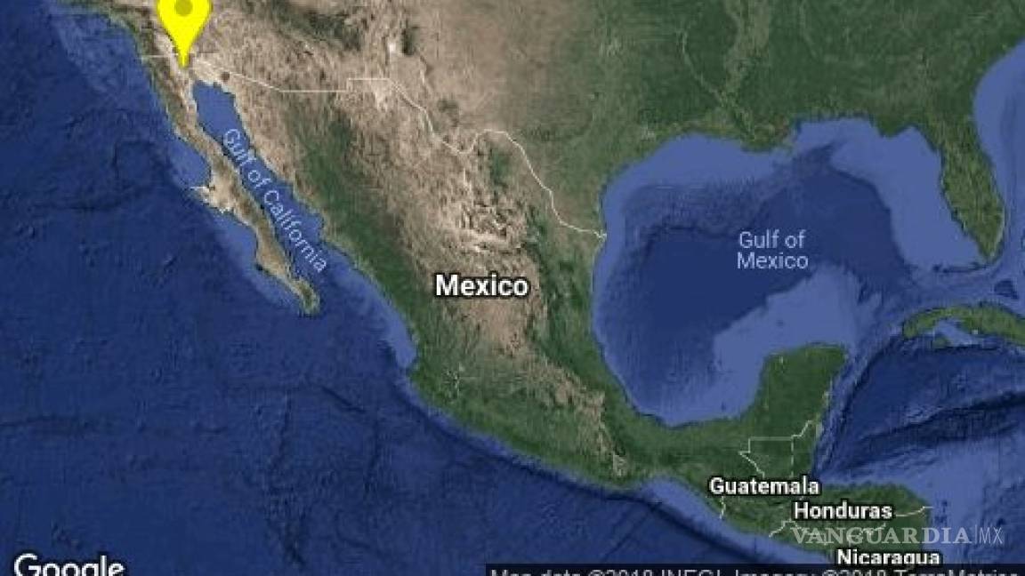 Se registra sismo de magnitud 4.9 en Baja California