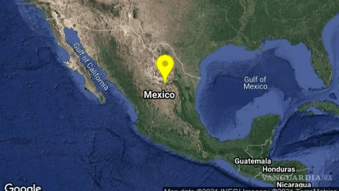Se registra sismo de 4.2 en Parras, Coahuila