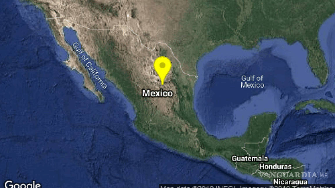 Se registra sismo de 4.1 grados en Parras, Coahuila