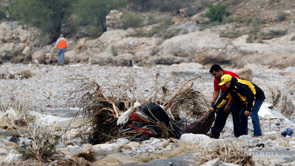 $!De milagro, sobrevive niña a Hanna en Coahuila tras ser arrastrada se aferra a la vida al sujetarse de tronco