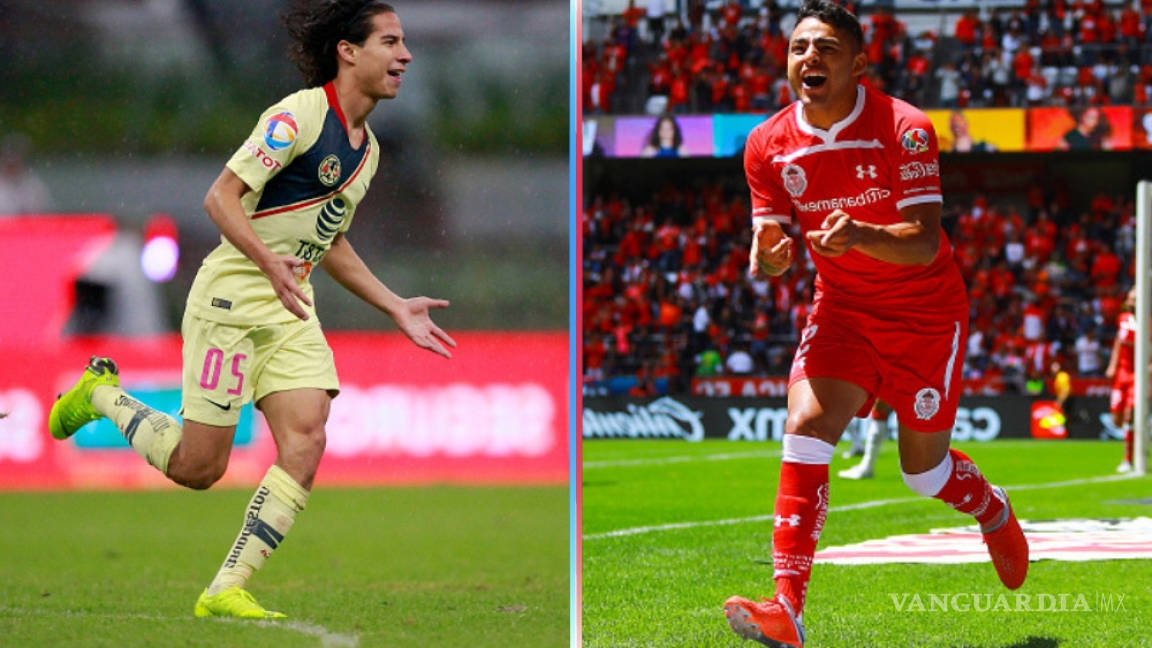 En los Cuartos de Final entre Toluca y América, Diego Lainez y Alexis Vega fueron observados por visores europeos