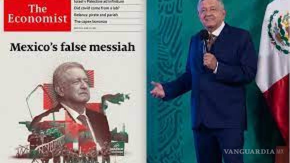'Majadera y mentirosa': AMLO revira a The Economist tras polémica portada
