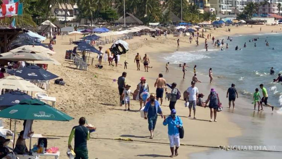 Al límite permitido, playas de Guerrero pese a pandemia