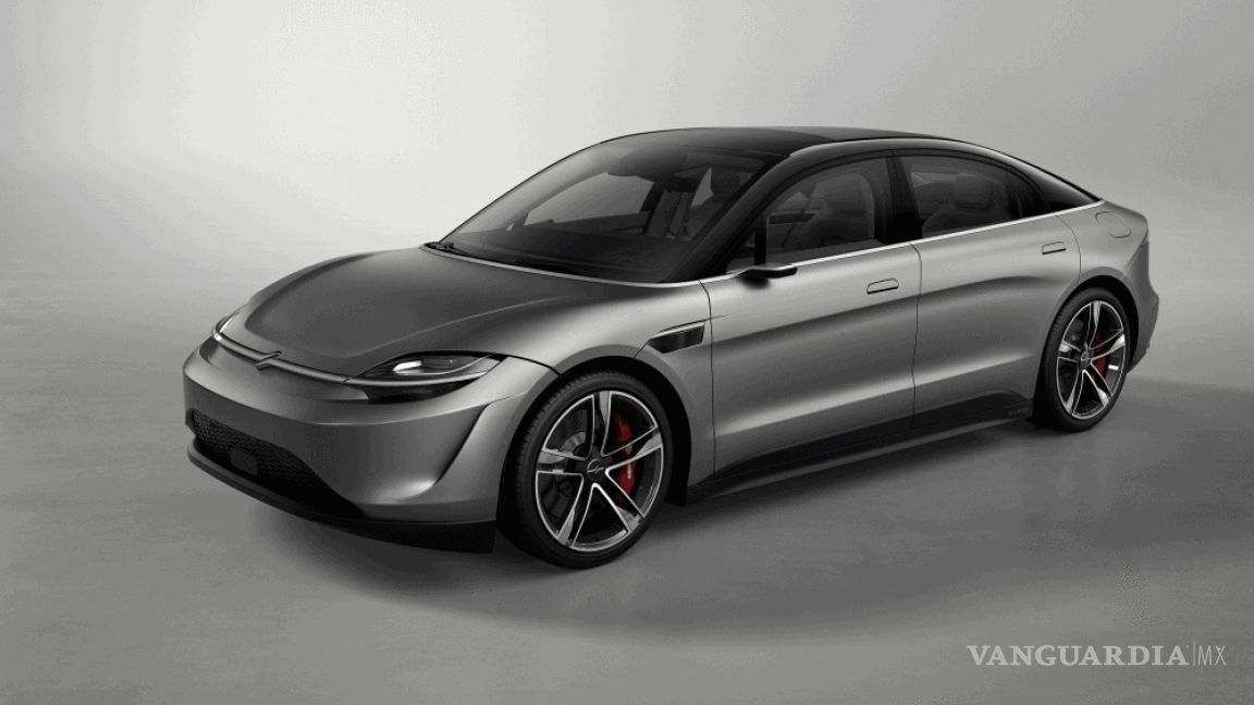 $!Presume Sony el Vision-S su vehículo eléctrico que no está a la venta