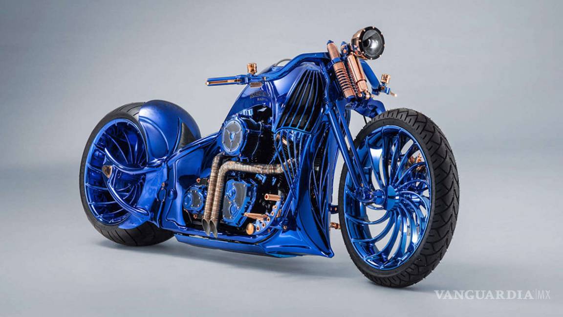 $!Harley-Davidson Bucherer Blue Edition, la moto más cara, casi dos millones de dólares