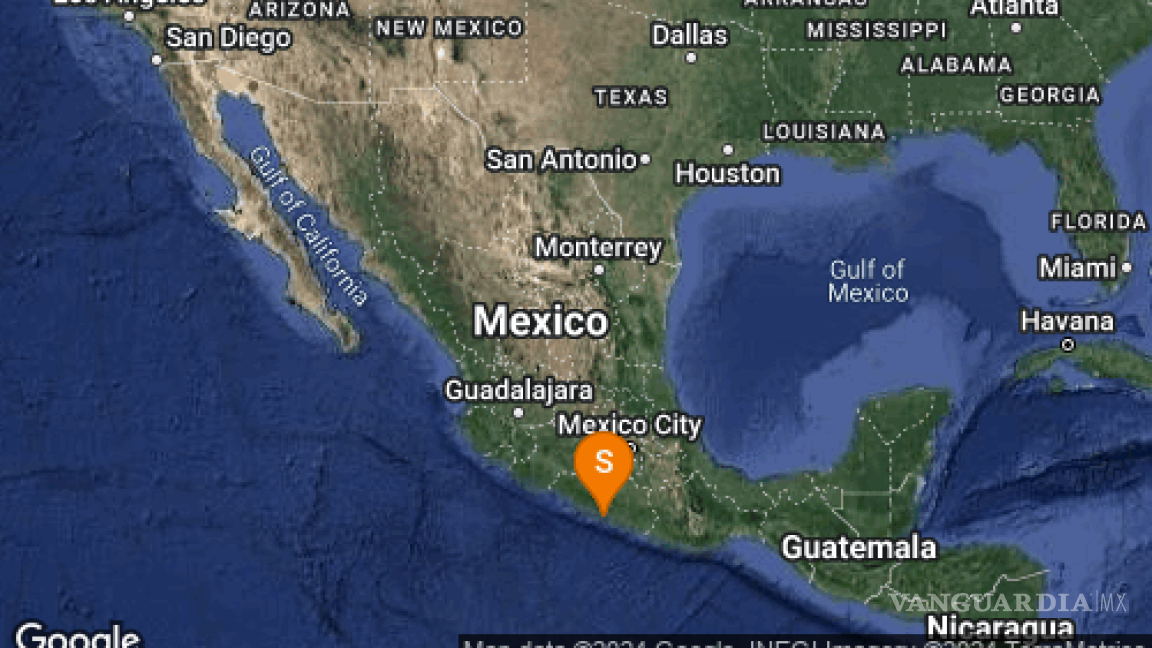Sismo de magnitud 4.5 sacude a Coyuca de Benítez en Guerrero