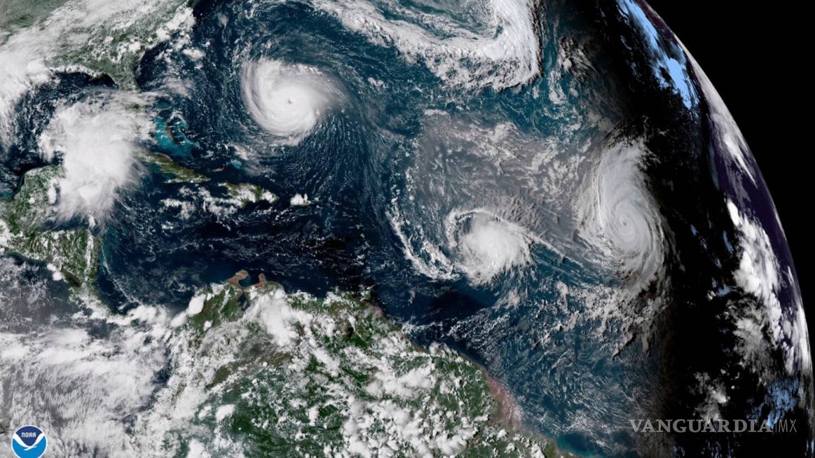 Cuatro grandes huracanes llegarán al Atlántico este 2020