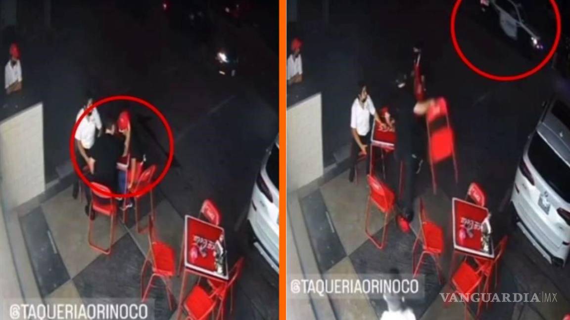 Video: golpean a mesero de famosa taquería de San Pedro, NL; usuarios aseguran que agresor es dueño del local