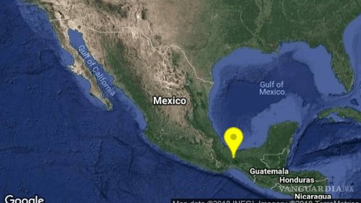 Reportan sismo magnitud 5.0 al sur de Veracruz esta mañana
