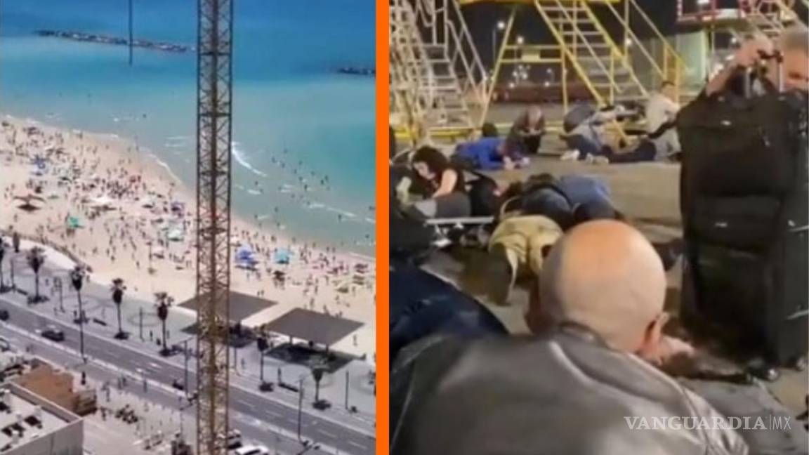 Alarma de guerra sorprende a turistas en playa de Tel Aviv, Israel, tras ataque de Hamás (VIDEO)