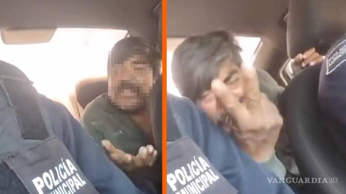 TikTok: Policías detienen a hombre alcoholizado en Monclova, este les dedica ‘palomazo’ y se hace viral (video)