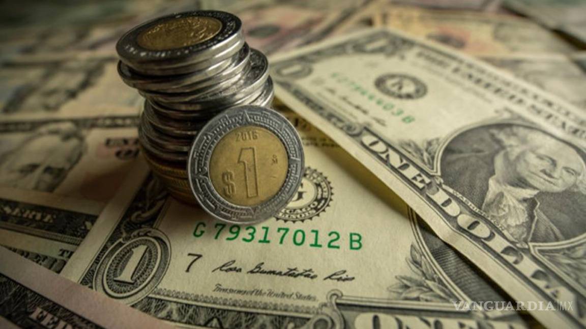 Peso gana terreno frente al dólar; se ubica en 20.0392 unidades