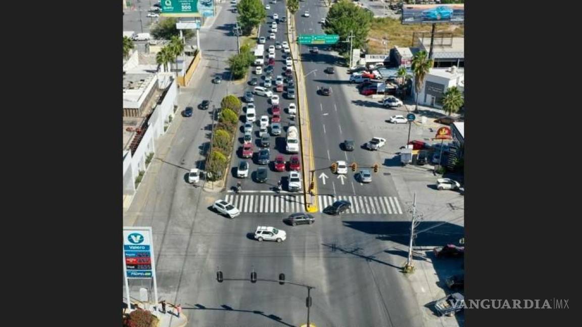 El jueves entrarán en vigor ajustes viales en el bulevar V. Carranza, en Saltillo