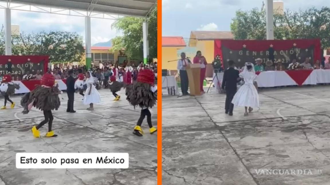 ¿Hoy se graduó el huitlacoche?: Cierran ciclo escolar en Michoacán con temazo de Carín León y rompen las redes (video)