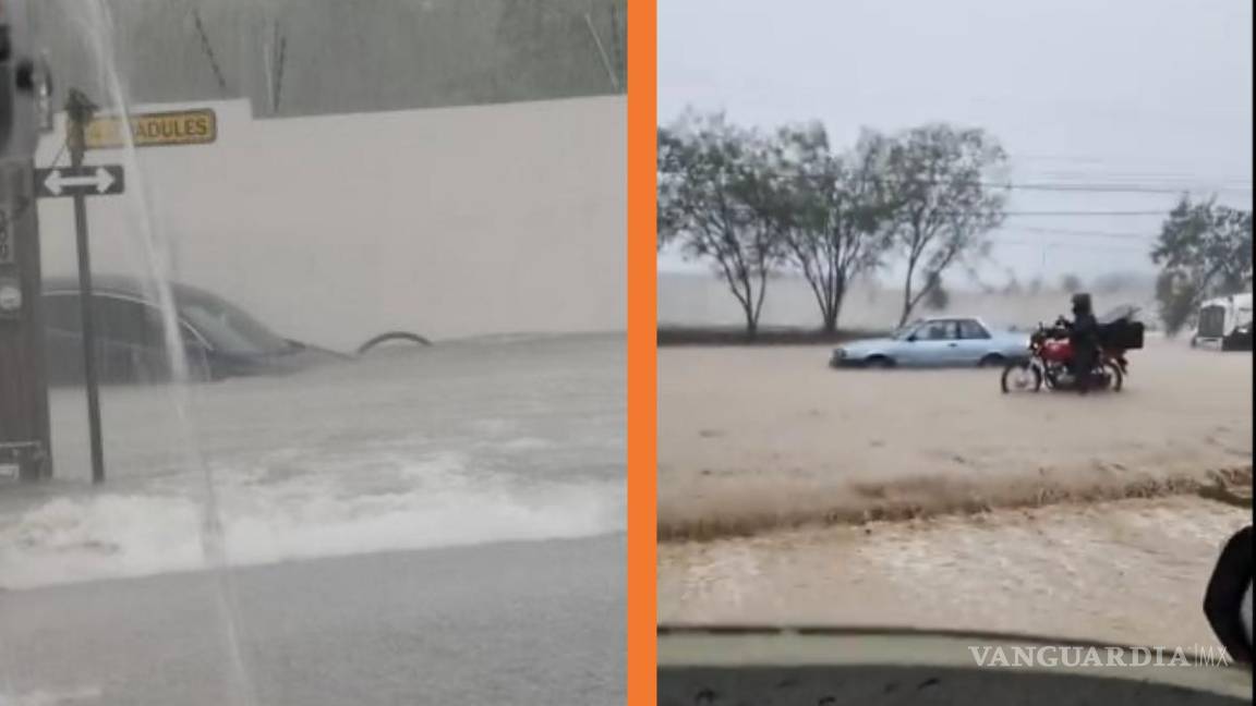 ‘Apodaca bajo el agua’; habitantes comparten videos de las inundaciones tras fuerte tormenta en Nuevo León