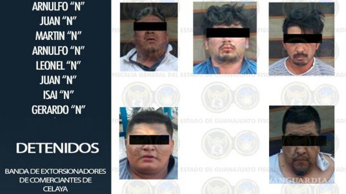 Desarman banda de extorsionadores en Guanajuato; dos son policías