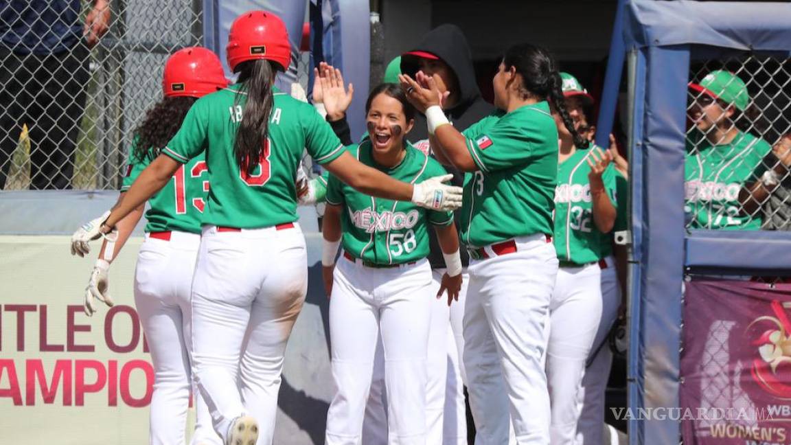 ¡Mexicanas históricas! La novena tricolor ganó su primer duelo en una Copa Mundial de Beisbol