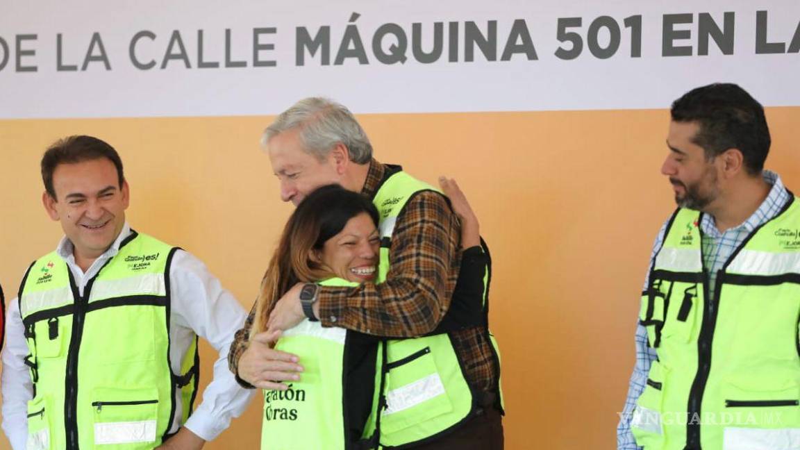 Llega pavimento a la calle Máquina 501, de la colonia Héroe de Nacozari, en Saltillo