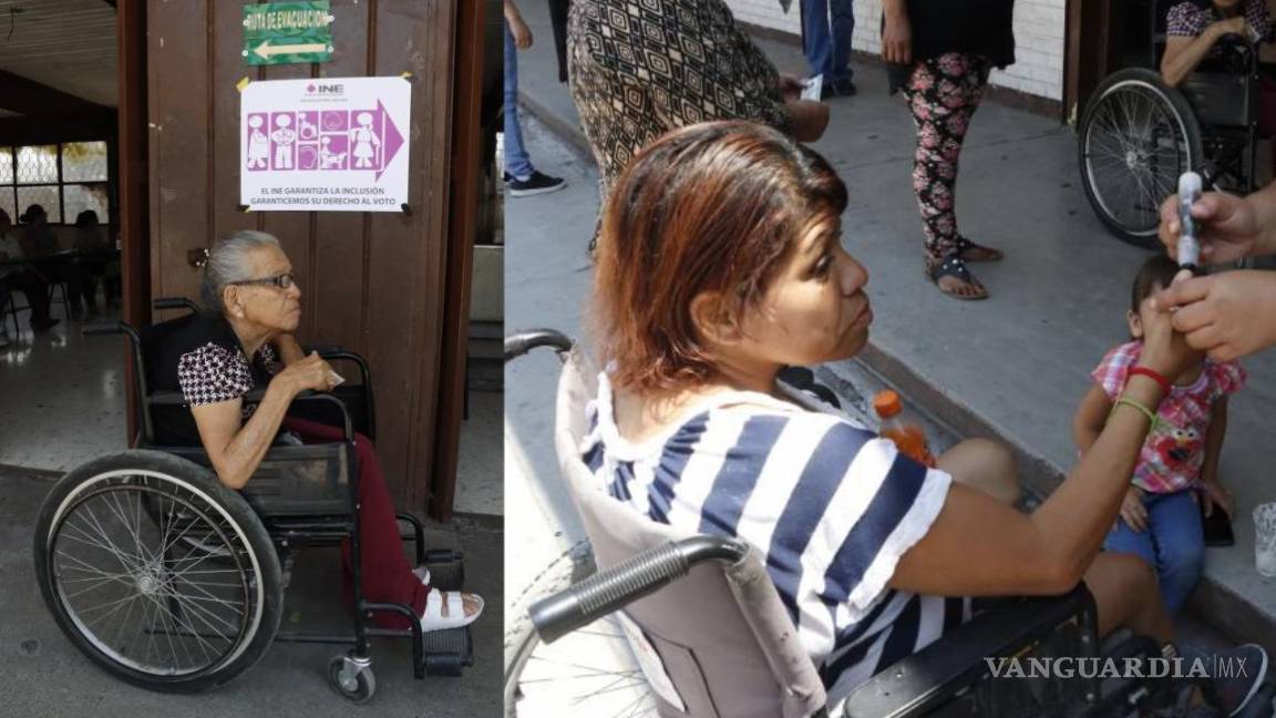 $!Mujeres en silla de ruedas piden a Alcalde más rampas en Saltillo.