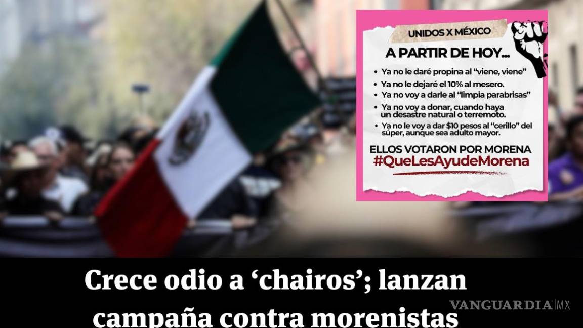 ¿Unidos x México? Lanzan campaña clasista tras triunfo de Claudia Sheinbaum y Morena en México