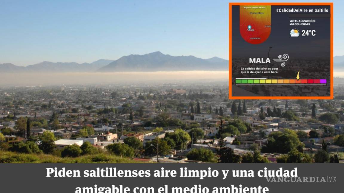 Saltillo: Ciudadanos votan por aire limpio y una ciudad amigable con el medio ambiente