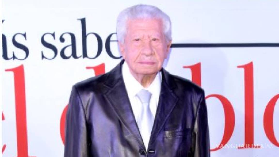 'Así me voy a morir pronto'... a los 95 años, Ignacio López Tarso ya quiere regresar a los escenarios