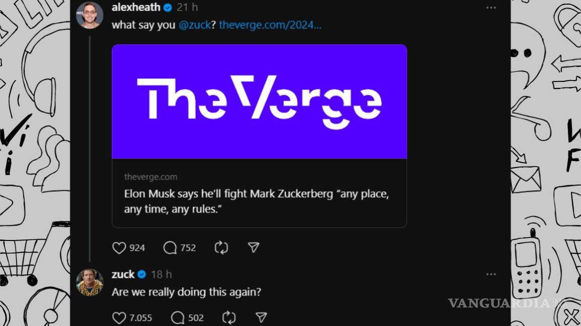 $!Mark Zuckenberg responde a reto de Elon Musk de pelear. ¿Qué respondió? aquí te contamos.