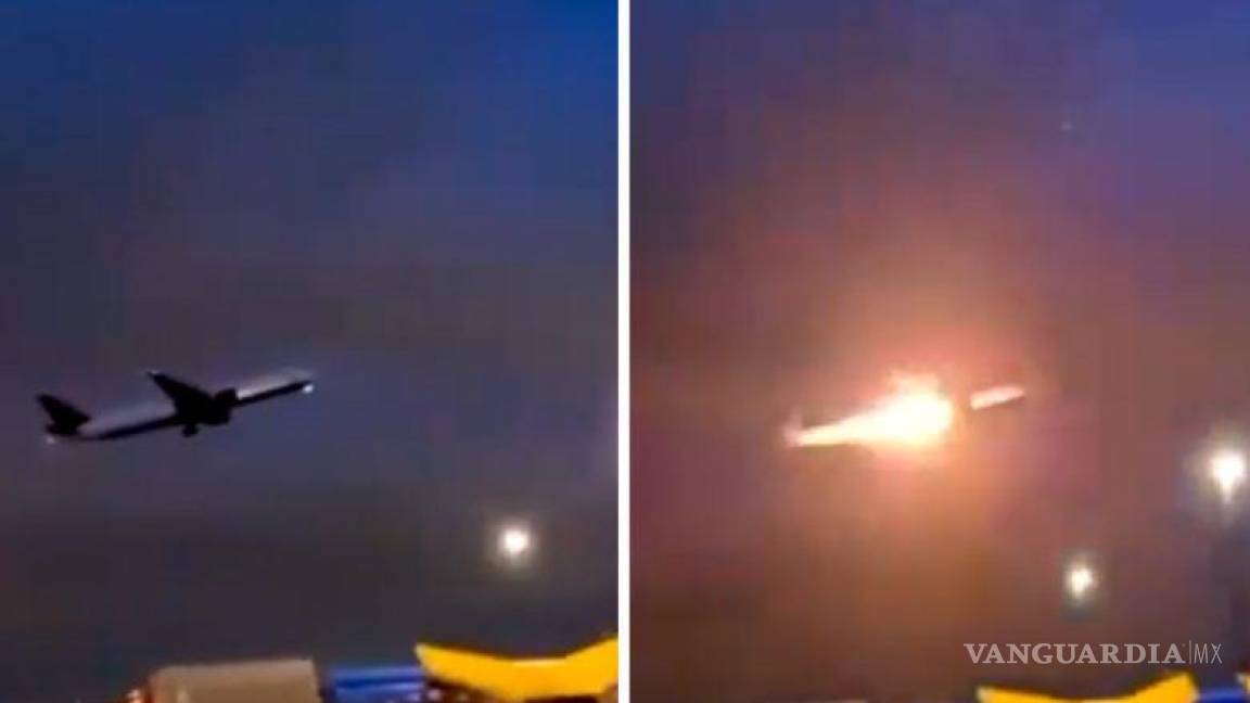Despega avión y estalla en llamas en Toronto, aunque el piloto logra salvar a todos