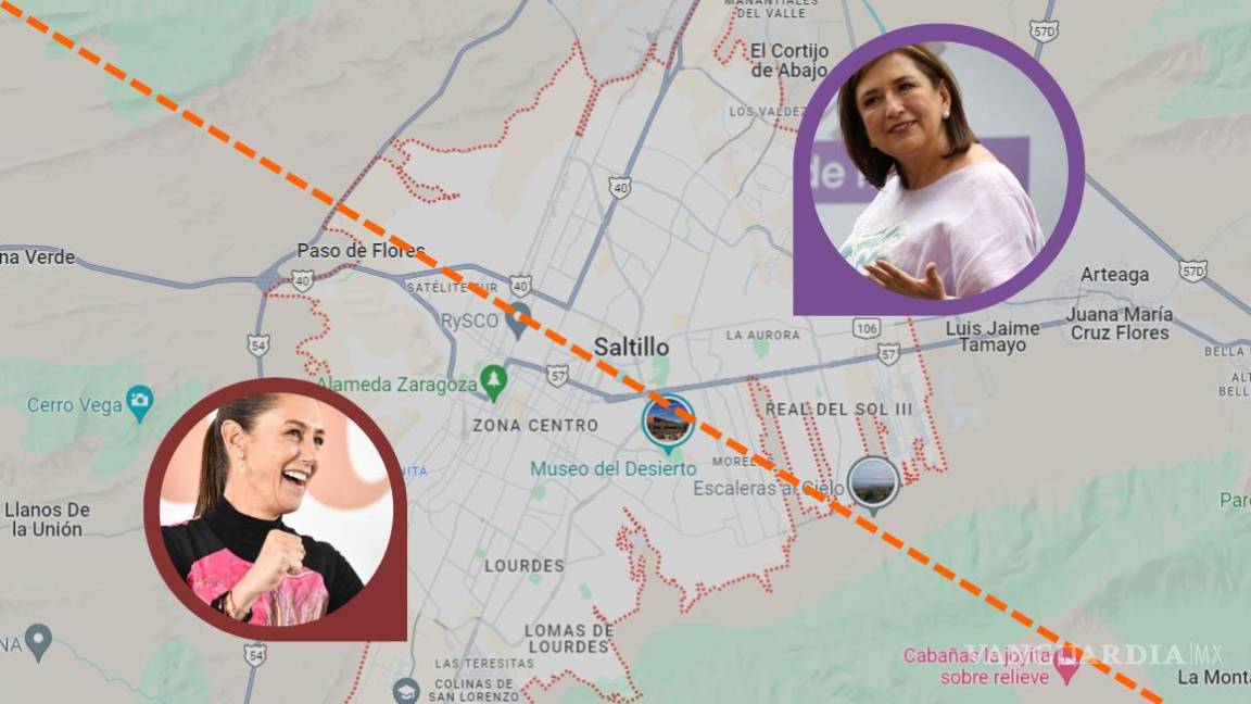 ¿Cómo votó Saltillo? El centro y norte se volcó por Xóchitl; Mirasierra, Guayulera, Lourdes y más, fueron por Sheinbaum