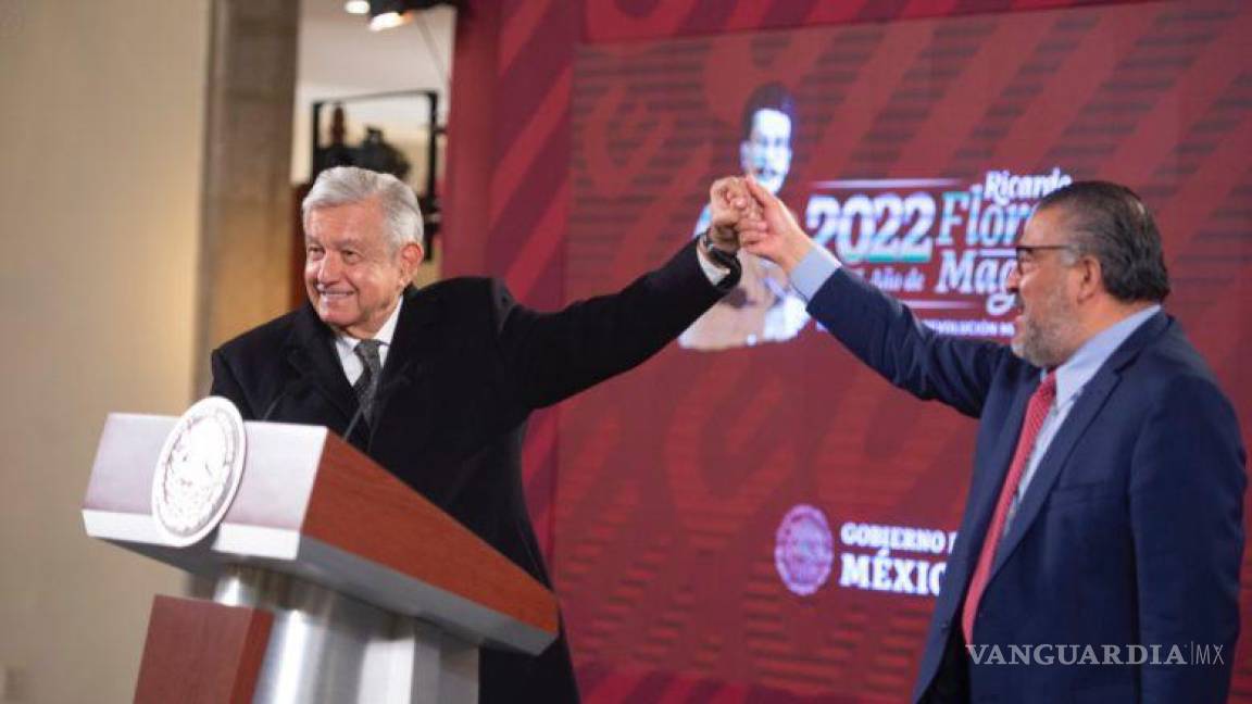 $!Horacio Duarte con el presidente López Obrador.