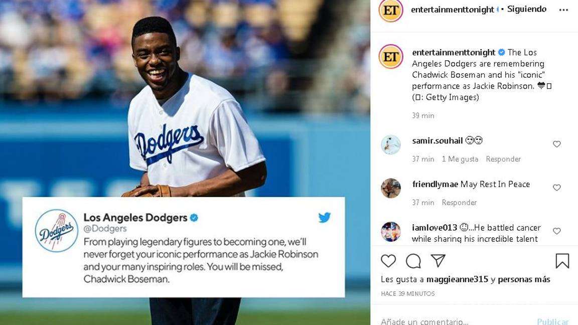 $!Las celebridades recuerdan y despiden a Chadwick Boseman