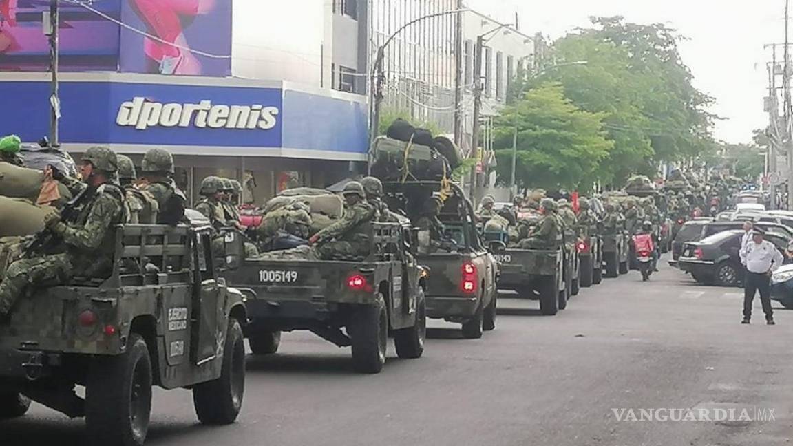 Arriban a Ciudad Mier, Tamaulipas, más de 300 militares
