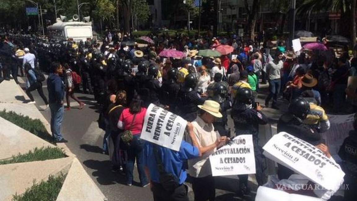 Arranca paro nacional del CNTE, inicia negociaciones con AMLO