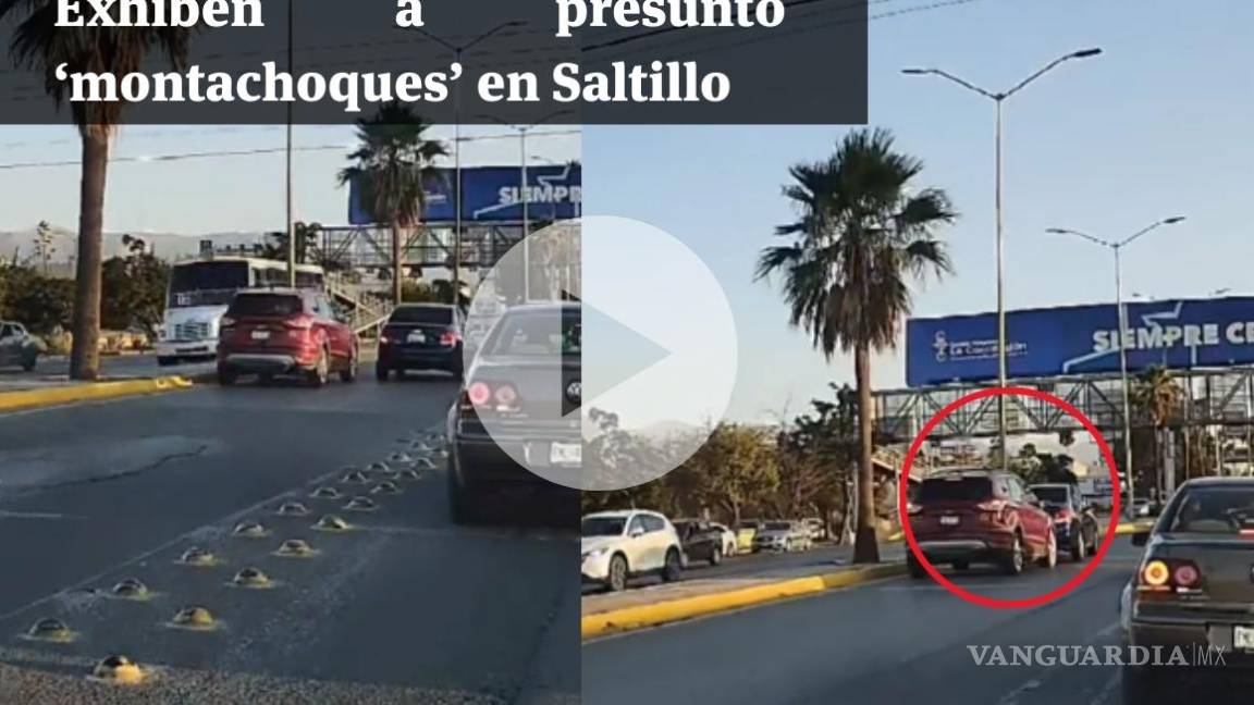 ‘¿Hay montachoques en Saltillo?’ Exhiben en TikTok a conductor tras provocar accidente vial (video)