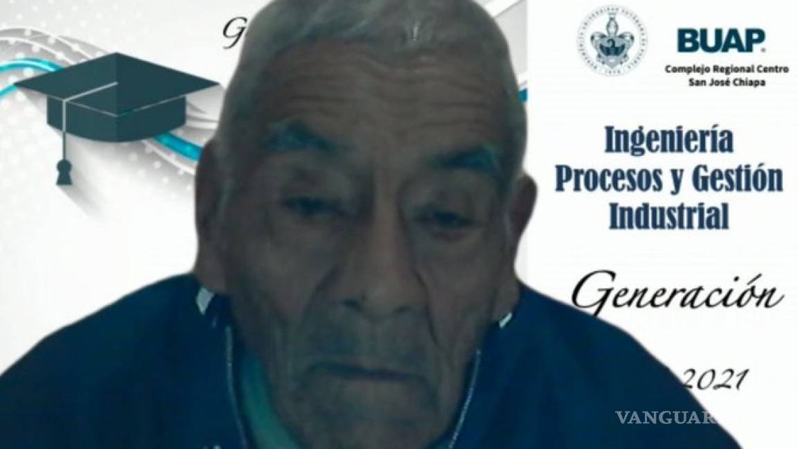 Se gradúa como ingeniero don Felipe, a sus 84 años