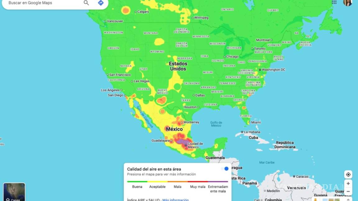 Saltillo, Monterrey, CDMX, Pachuca, Durango, entre las ciudades más contaminadas de Norteamérica