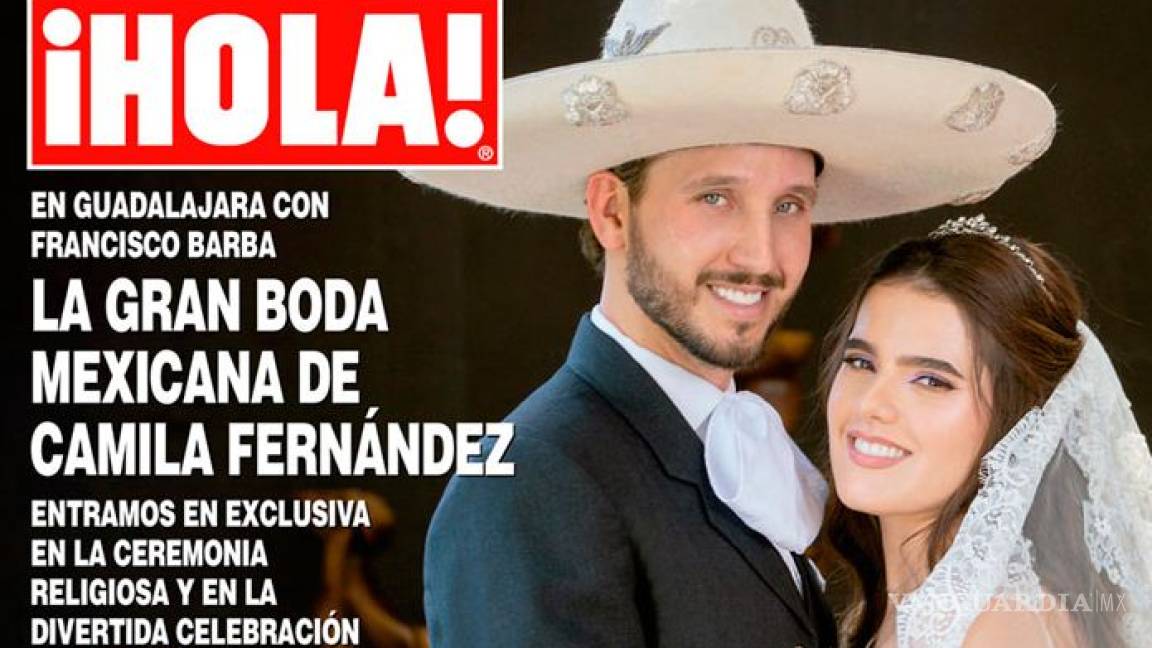 La revista ¡HOLA! muestra en exclusiva la boda de Camila Fernández