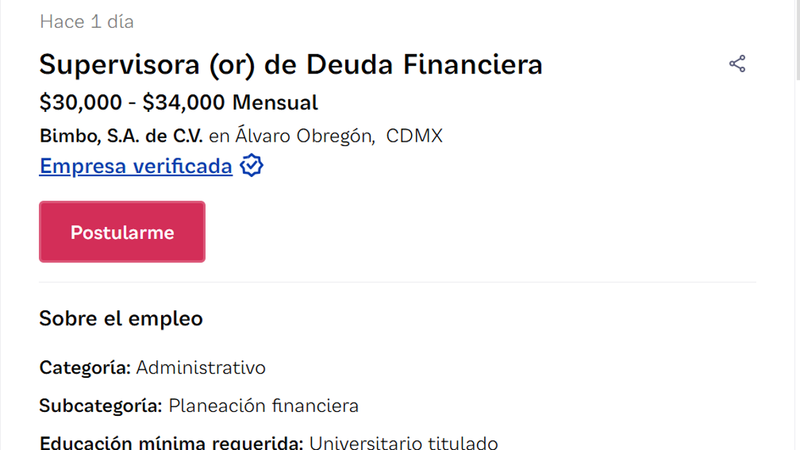 $!Grupo Bimbo ofrece vacantes con sueldos de 30 mil a 40 mil pesos mensuales; así puedes aplicar