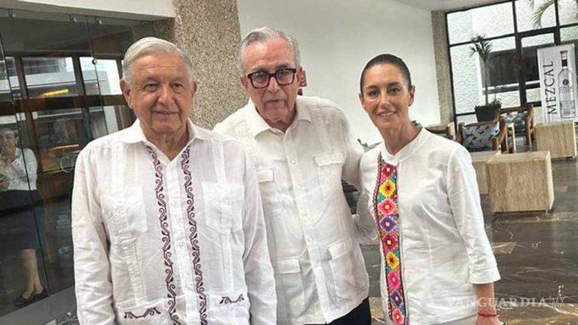 ‘Tiene todo nuestro apoyo’; AMLO y Sheinbaum visitan Sinaloa y reiteran su apoyo a Rocha Moya