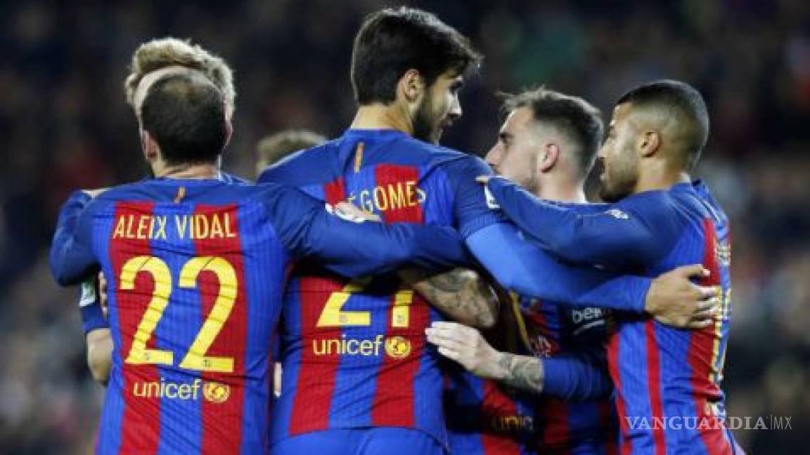 Con suplentes, Barcelona golea 7-0 al Hércules