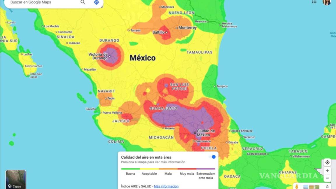 Saltillo, Monterrey, CDMX, Pachuca, Durango, entre las ciudades más contaminadas de Norteamérica