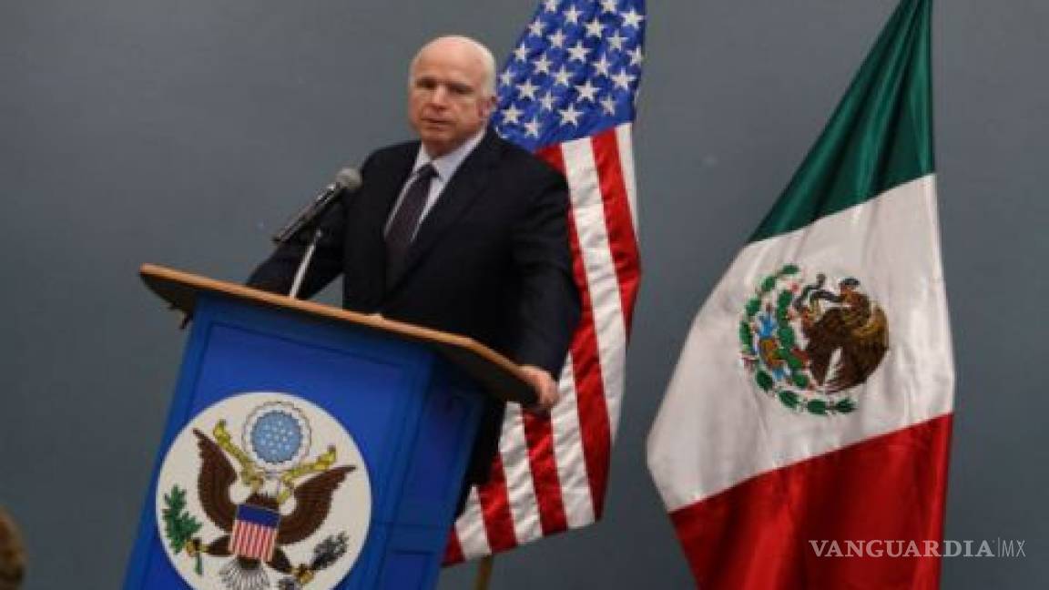 Inquebrantable la relación entre México y Estados Unidos: John McCain