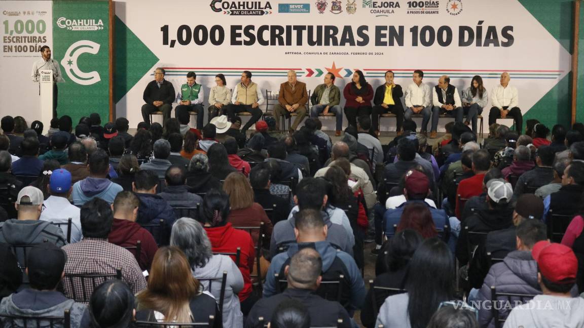 $!Más de 400 familias de Saltillo, Ramos Arizpe y Arteaga obtienen las escrituras