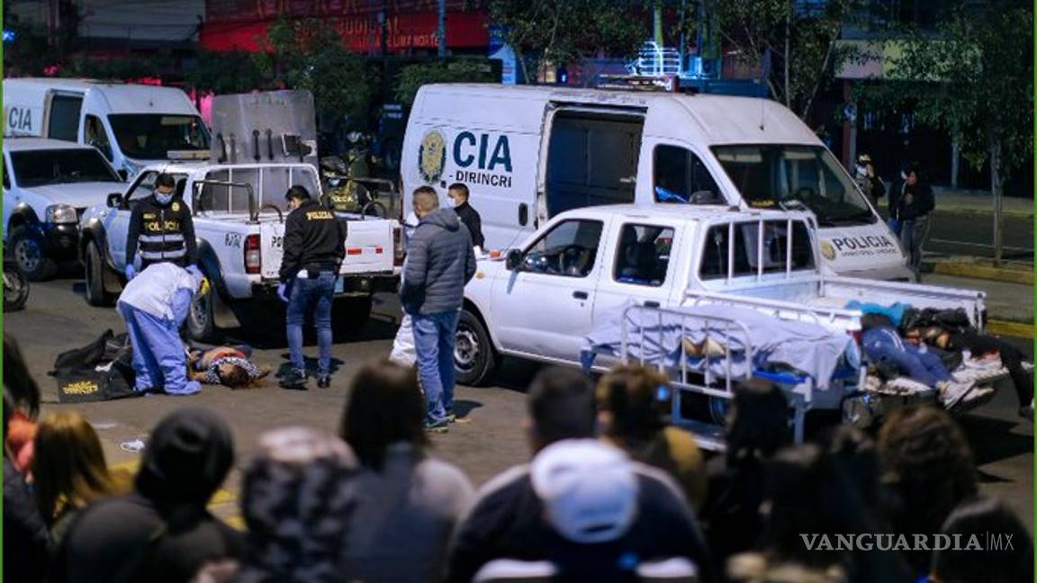$!13 muertos deja estampida en una fiesta, en Perú