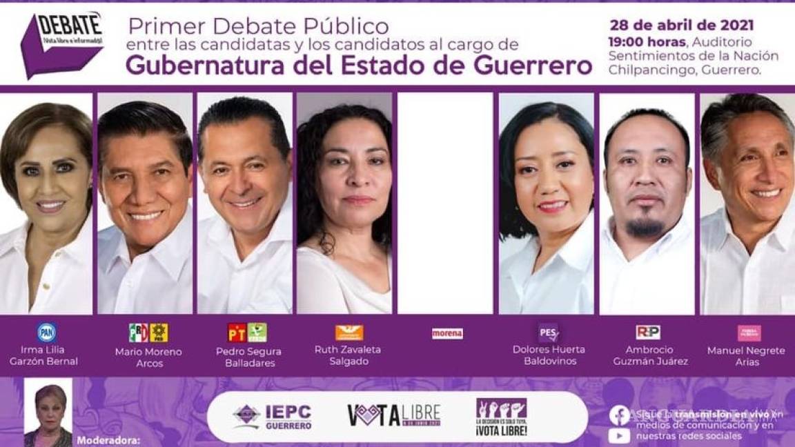 Habrá debate electoral en Guerrero, aunque Morena no tenga candidato