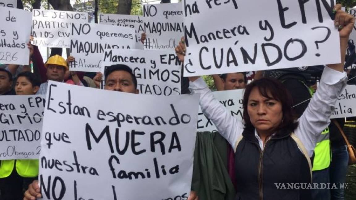 'Nadie nos dice nada', familias exigen información de rescates en Álvaro Obregón