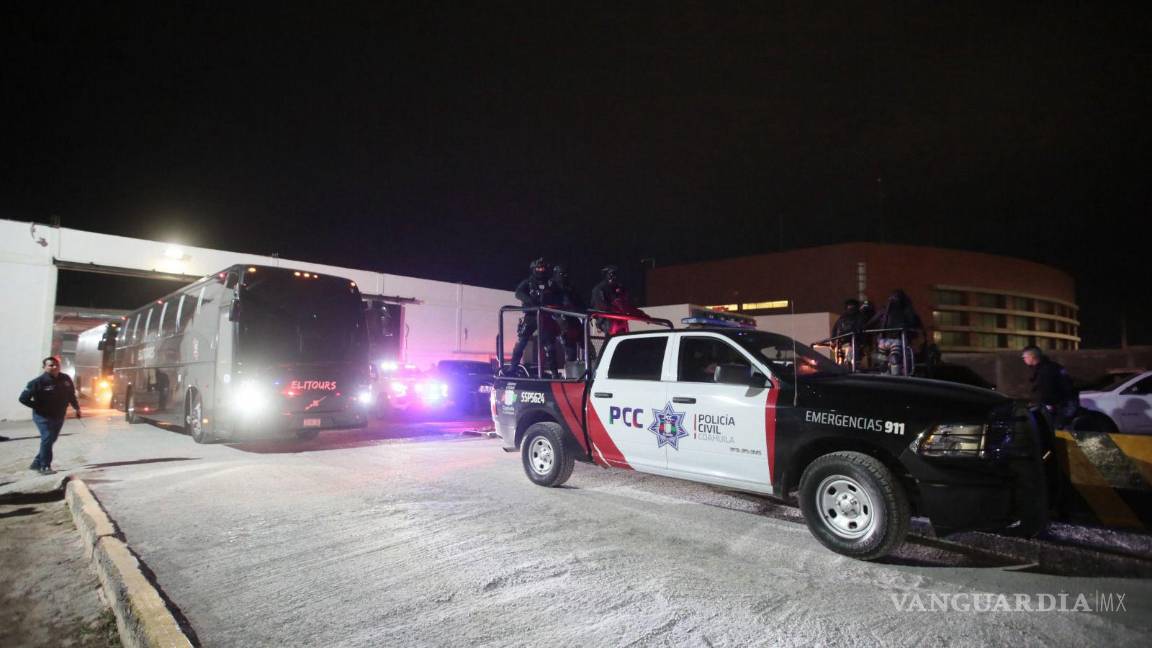 $!Fuertes medidas de seguridad aplicaron durante el traslado.