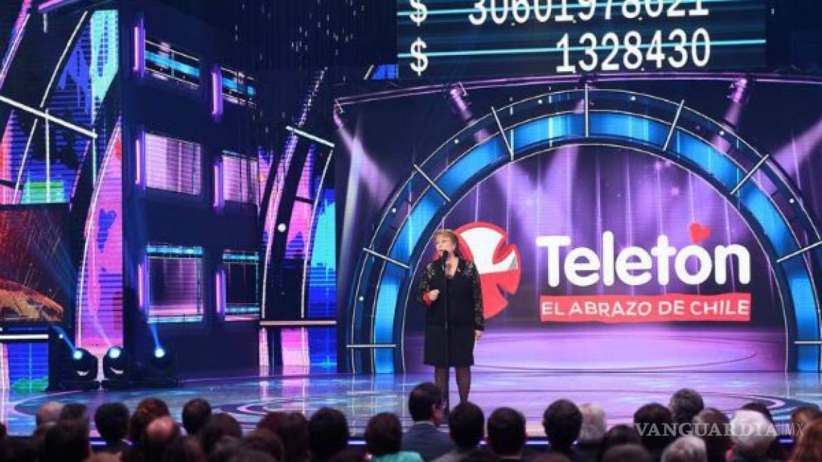 Teletón chilena acumula sólo 23% de su meta a siete horas de su fin